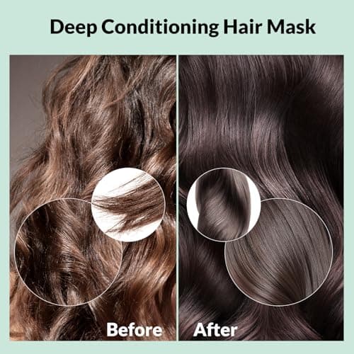 Eastgirl Collagen Hair Mask for Deep Conditioning - 4-Protein Repair with Moroccan & Jojoba Oils, Treats Dry Damaged Frizzy Hair, Nourishes & Strengthens with Panax Ginseng, 11 fl oz - Thumbnail 6