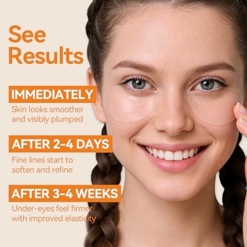 Pulse Energy Retinol Under Eye Patches (28 Pairs), Bakuchiol, Peptides & Vitamin A Hydrogel Eye Mask for All Skin Types, including Sensitive Skin - Smooth Fine Lines & Wrinkles, Firming Lift - Thumbnail 5