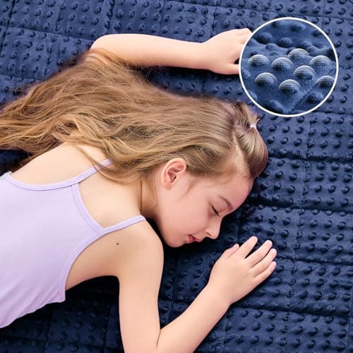 yescool Weighted Blanket Kids 5 Pounds, Kids Birthday Blanket Gifts for Boys Girls, Small Weighted Throw Blankets Washable Heavy Blankets, Winter Weighted Comforter for 5 6 7 8 9 Year Old, 36 * 48in - Thumbnail 3