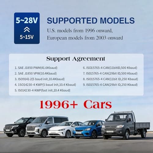 Feronix B26 Bluetooth OBD2 Scanner for iOS & Android - Subscription-Free Engine Code Reader, 2026 Upgraded Engine Diagnostic Tool, Reset Check Engine Light for Temporary & Pending Faults - Thumbnail 6