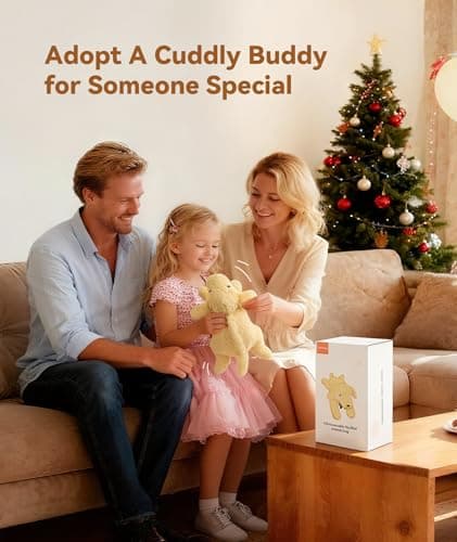 Dreamegg Microwavable & Weighted Stuffed Animal, Unscented Microwave Heating Pad for Period Cramps, 1.4 Lbs Puppy, Washable Cover, Realistic Hug, Cute Heatable Plushies, Gifts for Mother’s Day, Kids - Thumbnail 6