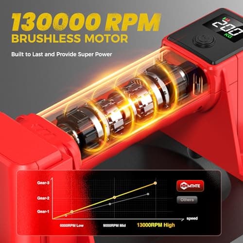 Mtnte Electric Suction Cups for Glass, Tiles, Granite, Windows Lifting and Moving 440 lbs. Load Capacity 16V MAX Cordless Heavy Duty Vacuum Suction Cup Lifter - Thumbnail 3