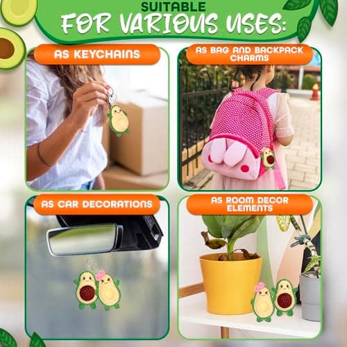 NADOBA Avocado Crochet Kit for Beginners – DIY Kit with Colorful Wool Yarn, Easy-to-Follow Video Instruction via QR-Code – Cute Plush Project, Fun Craft, Learn to Crochet Kits for Adults Beginner - Thumbnail 5