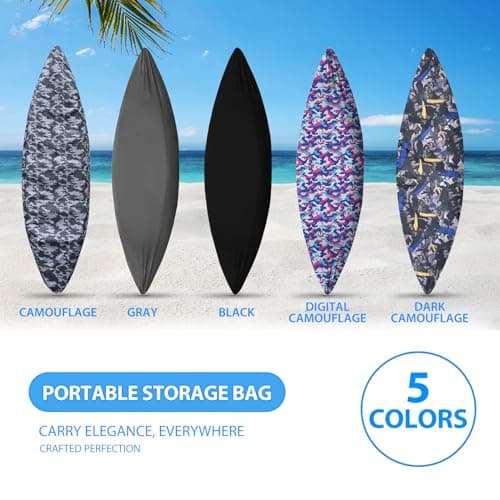 Waterproof Kayak Cover, 12 FT-13 FT Canoe Covers Kayak Accessories, Boat Outdoor Oxford Storage Marine Cockpit Dust Cover UV Protection Ultra Strong Sunblock Shield for Fishing Boat Kayak Canoe - Thumbnail 6