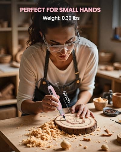 SCHTUMPA Rotary Tool Kit, Corded Rotary Tool, 4 Variable Speed, 10000-22000RPM, Lightweight, for Sanding, Engraving, Polishing, Grinding, Drilling, Carving, and Jewelry Making - Thumbnail 3