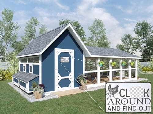 "Funny Chicken Warning Sign - Tin Sign for Farmhouse, Kitchen, Garden, Bar or Pub Decor - 8x12 Inch" - Thumbnail 2