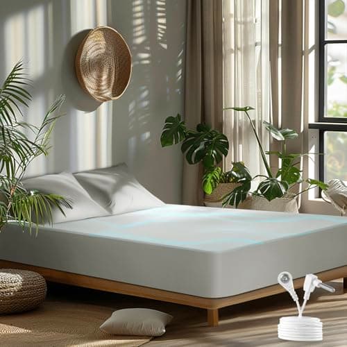 Grounding Sheet Queen,6% Pure Silver Fiber 94% Cotton Connected Earth Energy, Grounding Bed Sheets 18" Deep Pocket with Grounding Cord Enhances Energy and Well-Being(60"x 80" White)