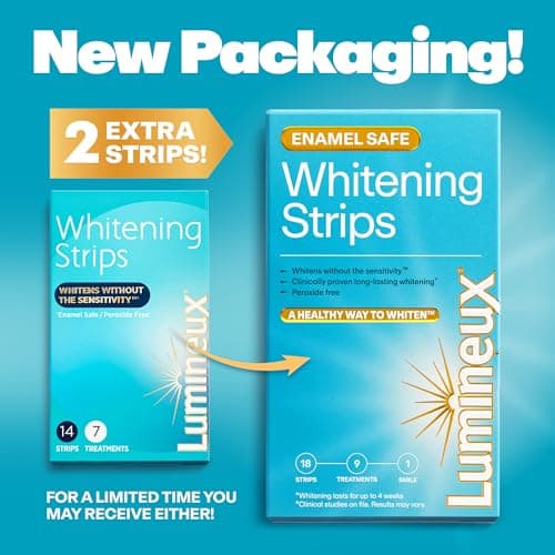 Lumineux Teeth Whitening Kit Peroxide Free for Whiter Teeth Includes 7 Whitening Treatments, 1 Mouthwash, 1 Toothpaste & 1 Bamboo Toothbrush, Dentist Formulated - Thumbnail 5