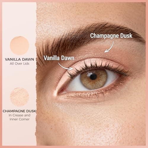 exmiloo Eyeshadow Stick – Dual-Ended Cream Eyeshadow Stick with Matte & Shimmer Shades, Long-Lasting Matte Eye Shadow for Easy Application (Sunrise Latte) - Thumbnail 3