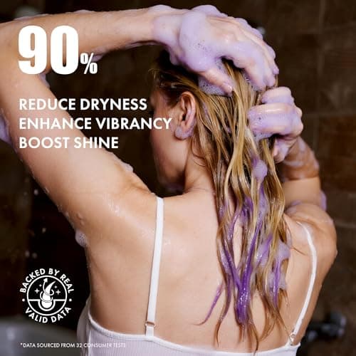 ALFHEIM Lavender+ Purple Shampoo for Blonde, Silver & Color Treated Hair Travel Size – Neutralizes Brass & Yellow Tones, Restores Cool Brightness – with Quinoa Extract & Vitamin E – Sulfate-Free - Thumbnail 5