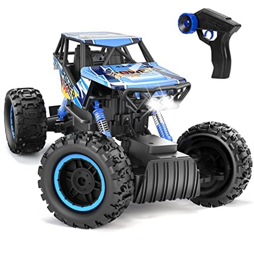 DOUBLE E RC Car 1:12 Remote Control Car Monster Trucks with Head Lights 4WD Off All Terrain RC Car Rechargeable Vehicles - Image 1