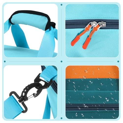 WOOMADA Kids Travel Bag with Shoe & Wet Pockets, Carry On Duffle Bag for Overnight Trips, Sports, School(green) - Thumbnail 6