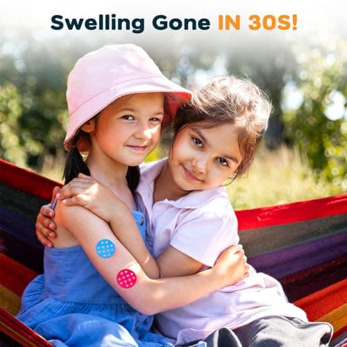 YARKOR Bug Bite Patches 48 Counts, Natural Itch Relief Stickers for Kids, Instantly Reduce Itching & Swelling After Bite - Prevents Scratching, Waterproof & Kid-Safe - Suction Tool Alternative - Thumbnail 3