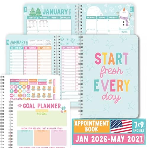 Hourly Appointment Book 2026-2027 - Appt Book 2026, Hourly Daily Weekly Monthly 2026 Appointment Planner, Schedule Planner, Scheduling Books, Appointments Calendar Home Office Business - Image 1