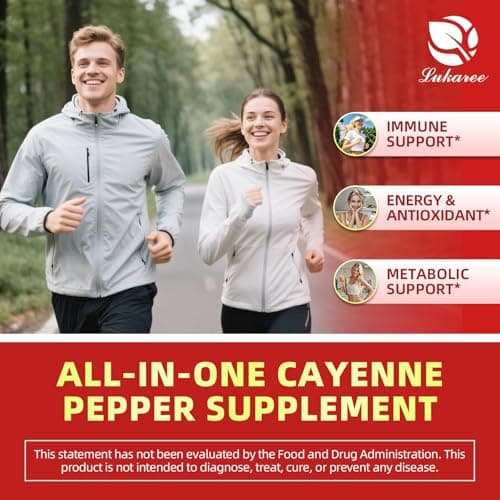 Cayenne Pepper Drops, 8-in-1 Complex - Elderberry, Turmeric Curcumin, Astragalus, Ginseng, Vitamin C & B12, Organic Liquid Supplement, Fast Absorbing Berry Flavor, 2 FL OZ – Daily Wellness Support - Thumbnail 2