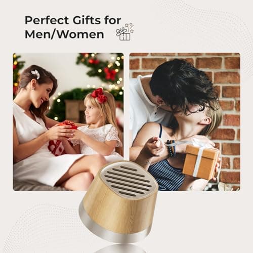 Magnetic Bluetooth Speaker, Wireless Charger Station, Portable Mini Speaker with Wireless Charger & Phone Stand, Bluetooth Speakers for Kitche, Refrigerator, Anything Magnet, Gifts (Light Beige) - Thumbnail 6