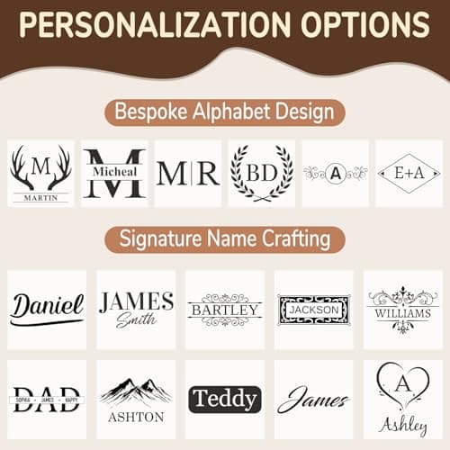 Personalized Toiletry Bag for Men - Custom Large Leather Dopp Kit with Engraved Name & Text, Personalized Gift for Groomsmen, Husband, Dad, Boyfriend, Birthday or Christmas Gifts for Men - Thumbnail 5