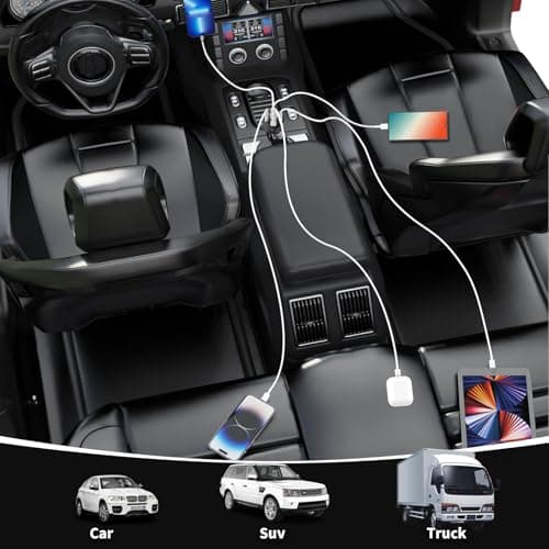 USB C Car Charger Adapter, PD 3.0 Charger, 5 USB QC 3.0 Car Phone Chager Fast Charging for iPhone 17, Galaxy S24 and Other USB Device. (2Pack) - Thumbnail 6