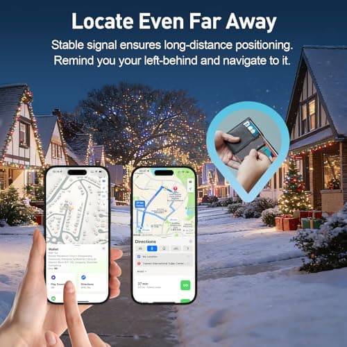 BFADEHA 2026 [Apple MFi Certified] (iOS Only) Bluetooth Tracker Smart Card for Apple Find My iPhone Wallet GPS Tracker, 5-10 Years Staying Power, Keys Finder and Item Locator for Keys, Bags, Passport - Thumbnail 4