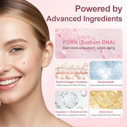 Jorceray PDRN Pink Collagen Capsule Cream – Salmon PDRN - Dual Texture Barrier Repair Moisturizer | Salmon DNA + 5% Niacinamide 2oz - Thumbnail 3