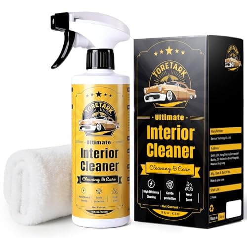 toretark Interior Car Cleaner Kit for Tesla, pH-Neutral Safe for All Surface, 2-in-1 Modes Car Upholstery Cleaner for BMW Accessories, Cleaning Kit Interior for Mercedes Benz Car Accessories - Image 1
