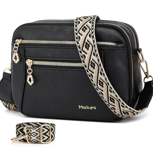 Crossbody Purse for Women Small Crossbody Bags Trendy Vegan Leather with Adjustable Shoulder Straps Mothers Wife Mom Gifts - Image 1