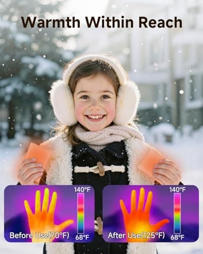 YOSHENNMO Hand Warmers Disposable - Up to 10 Hours of Heat, Super Long Lasting Air Activated Warmers, Quick & Easy Activation, Portable Odor, Free Warmth for Hands - Thumbnail 3