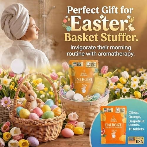 Body Restore Shower Steamers Aromatherapy 15 Pack – Easter Basket Stuffers, Easter & Birthday Gifts for Women, Men, Girls & Boys,Stress Relief, Relaxation, Self Care – Citrus - Thumbnail 2