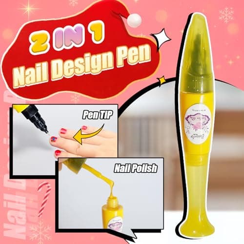 Geek Cheers Kids Nail Polish Set for Girls, All in One Nail Art Kit with Nail Dryer/ Glitter Pen/ Nail Pen/ Eyeshadow - Birthday and Christmas Gifts for Girls Ages 5-12 - Thumbnail 3