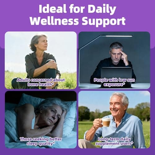 Magnesium Glycinate 400mg Softgels, Small Easy to Swallow High Absorption Magnesium Supplement, with Vitamin D3 & K2 for Sleep Relax Calm Muscle Bone* Health, 120 Gelcaps - Thumbnail 4