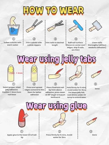 Fine Point Handmade Press-On Nails Set, Short Squoval, Funky Cobalt Blue Aura Green Swirl, 3D Stud Accent, Designer Artistic Novelty Fashion, Pop-Star Showgirl, Cosmic Coquette (Size Large) - Thumbnail 5