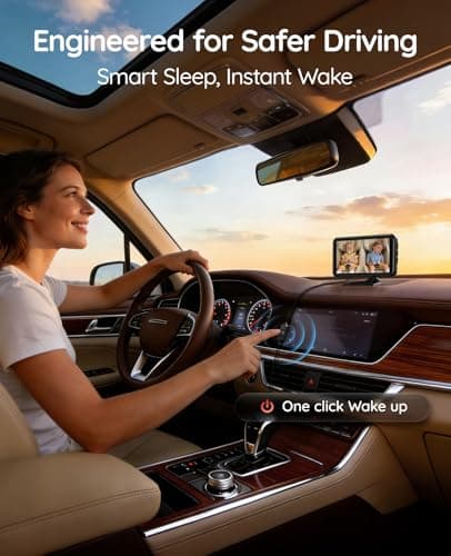 Babyvue BV6PRO Wireless Dual Car Camera Baby Monitor Fast Setup, HD1080P Spilt-Screen Baby Car Monitor for 2 Kids, Auto IR Night Vision Backseat Camera for Newborns Gift - Thumbnail 6