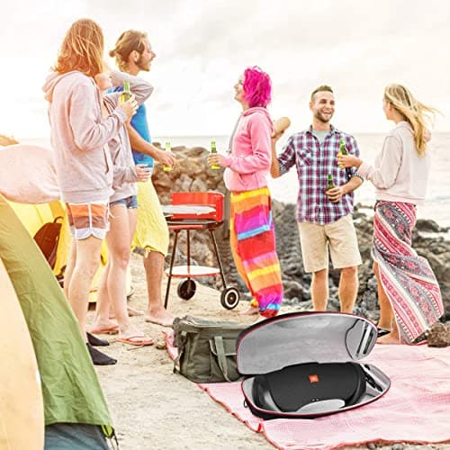 Comecase Hard Travel Case Compatible with JBL Boombox 3/ Boombox 2, Shock-Resistant Carrying Bag with Shoulder Strap & Handle, Water-Resistant, Scratch-Proof Protective Storage Case (Case Only) - Thumbnail 6