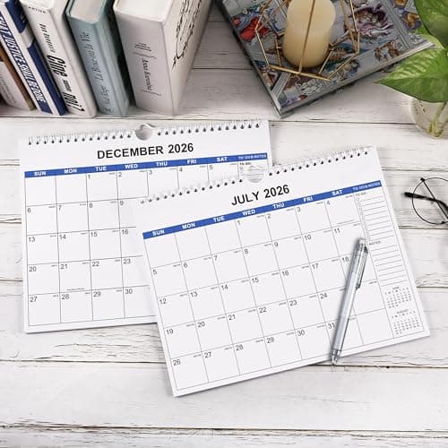 2026 Wall Calendar - Wall Calendar 2026 Monthly from January 2026 - December 2026, 11”x 8.5”, 12 Months, Suitable for Hanging on the Wall - Thumbnail 2