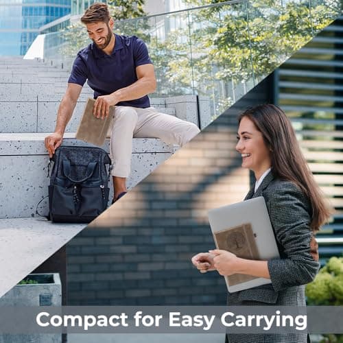 BIYUNRO Lined Journal Notebook for Women & Men, Hardcover Leather Journals for Writing, Diary, Journaling, Bible, Work & Travel, A5 (Brown) - Thumbnail 4