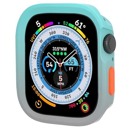 SDOCEBF Ultra Thin Soft TPU Bumper Case for iWatch Apple Watch Series 11/10 46mm, Apple Watch Case Full Coverage Protective Cover for iWatch Accessories - Image 1