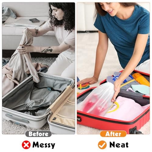 25 Pack Shoe Bags for Travel, 15.7" x 11.8" Large Clear Travel Shoe Bag Vacation Essentials Cruise Essentials Portable Drawstring Packing for Men & Women - Thumbnail 6