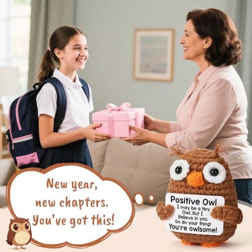 Owl Easter Basket Stuffers Gifts for Teens Daughter Son, Easter Basket Essentials Birthday Teacher Appreciation Mothers Day Graduation Emotional Inspirational Support Gifts for Friend Mom Coworkers - Thumbnail 4