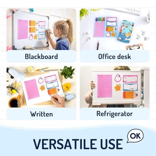 YPLUS Cat Sticky Notes Set, 440pcs Cute Planner Self-Stick Note Pads with Lined to Do List, Divider Tabs and Shaped Memos, Funny Office School Supplies, Teacher Gifts for Men Women & Cat Lovers - Thumbnail 6