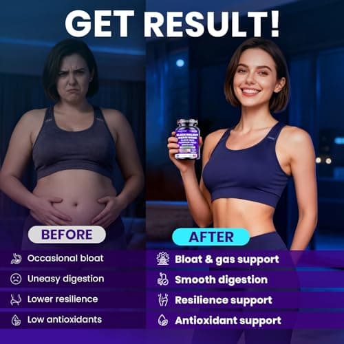 MEGNETA Wormwood Black Walnut Clove Cleanse for Humans, Intestinal Cleanse & Gut Detox with Pumpkin Seed & Oregano, Vegan Digestive Support for Adults, 60 Capsules - Thumbnail 4