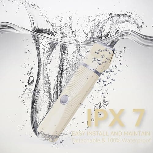 3-in-1 Electric Razor for Women,Pubic Hair Trimmer Bikini Trimmer Waterproof,Hari Trimmer for Women Rechargeable, Trimmers for Grooming,Lady Shaver - Thumbnail 5