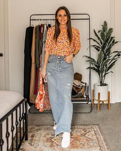 BTFBM Womens Tops 2026 Dressy Casual Blouses Summer Spring Clothes Mock Neck Short Sleeve Shirts Business Work Fall Outfits(Floral Pink, Medium) - Thumbnail 6