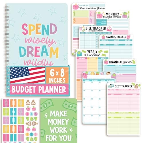 2026 Budget Planner and Monthly Bill Organizer - Budget Book and Financial Planner, Monthly Budgeting Planners and Tracker, Bill Planners and Expense Tracker Notebook for Budgets Binder