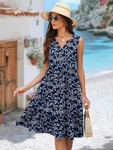 Dresses for Women Summer 2026 Plus Size Cocktail Wedding Guest Formal Prom Mother of Bride Boho Maxi Midi Sundress Sun Dress Elegant Classy Beach Vacation Clothes Travel Cruise Essentials Outfits - Thumbnail 6
