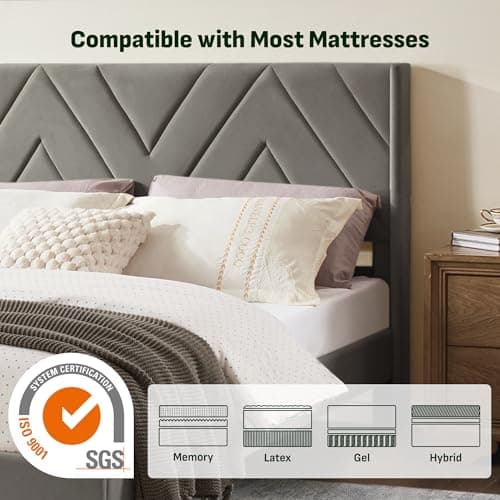 Softa Queen All-in-One Adjustable Bed Frame with Upholstered Bed Frame Headboard, Electric Bed with Remote Control and Whisper Quiet Motor, 10-Year Warranty - Thumbnail 5