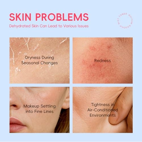 QUIYUM Skin Care Set, with Natural Rosehip Oil, Vit C & E Skincare Kits, Restore Skin Elasticity, Refine Texture, Even Tone, Moisturizing, Glow Up, for All Skin Types, Mother's Day Birthday Gift, 8Pcs - Thumbnail 3