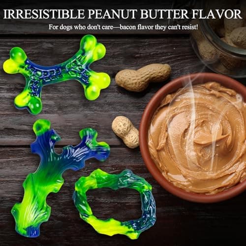 Frienhund 9-Pack Durable Dog Toys for Large Dogs: Durable Chew Toys for Large Breed, Indestructible Dog Toy for Aggressive Chewers, Dog, A for Furry Friends - Thumbnail 6