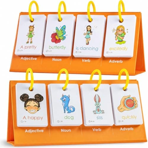 Alened Sentence Building Flash Cards for Kids Ages 5-8, Learn to Read Phonics Toy, Word Games, Speech Therapy Materials, Education Kindergarten Classroom Must Haves for 1st 2nd Grade