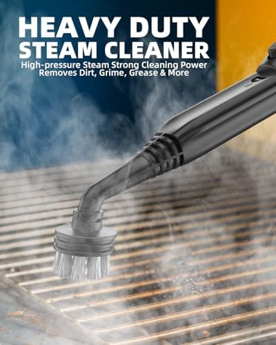 Pressurized Handheld Steam Cleaner for Home Use with 30 Accessories – Heavy Duty Portable Steamer with 1.5L Tank for Tile Floors, Couches, Cars, Removes Dirt, Grease & Grout - Thumbnail 3
