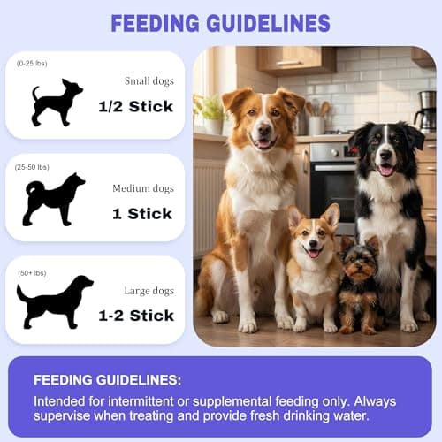 PETPHABET Dental Chews for Dogs, 3 Flavor Dog Dental Treats Fresh Mint Chicken & Beef Flavor for Medium Large Breed, Teeth Cleaning Chew Sticks for Bad Breath and Tartar Control, 15 Count Variety Pack - Thumbnail 5